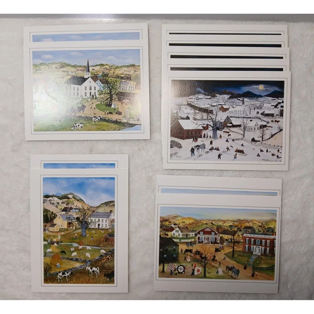 Note Card Collection By Will Moses 11 Cards 4 Images 12 Envelopes Country Scenes